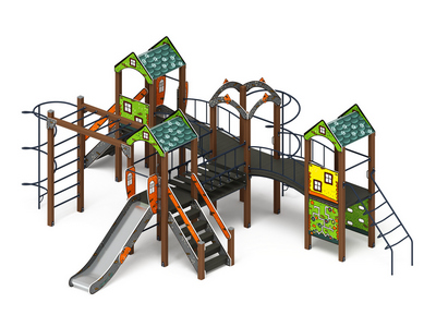 Детская игровая площадка Город приключений-5