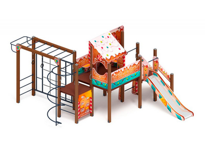 Детская игровая площадка Сахарная крепость-3