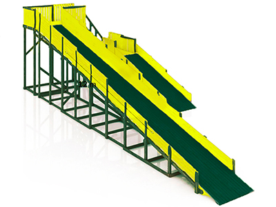 Зимняя горка Морозный простор 5 (скат 12 м + 4,5 м)