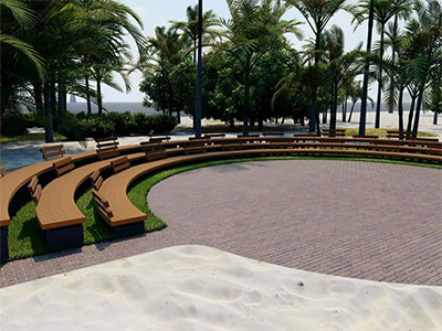 Амфитеатр Радиус 6-8 м, со спинками