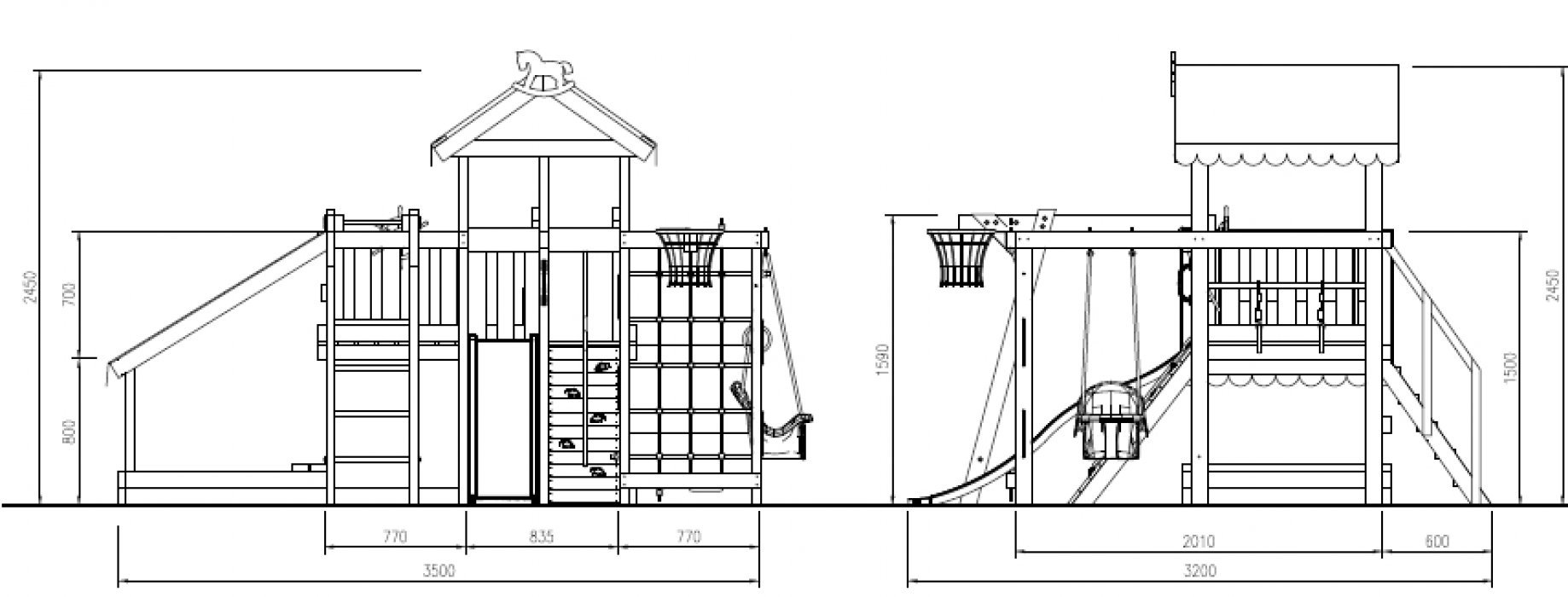 Детская игровая площадка Финиси 9 - вид 2