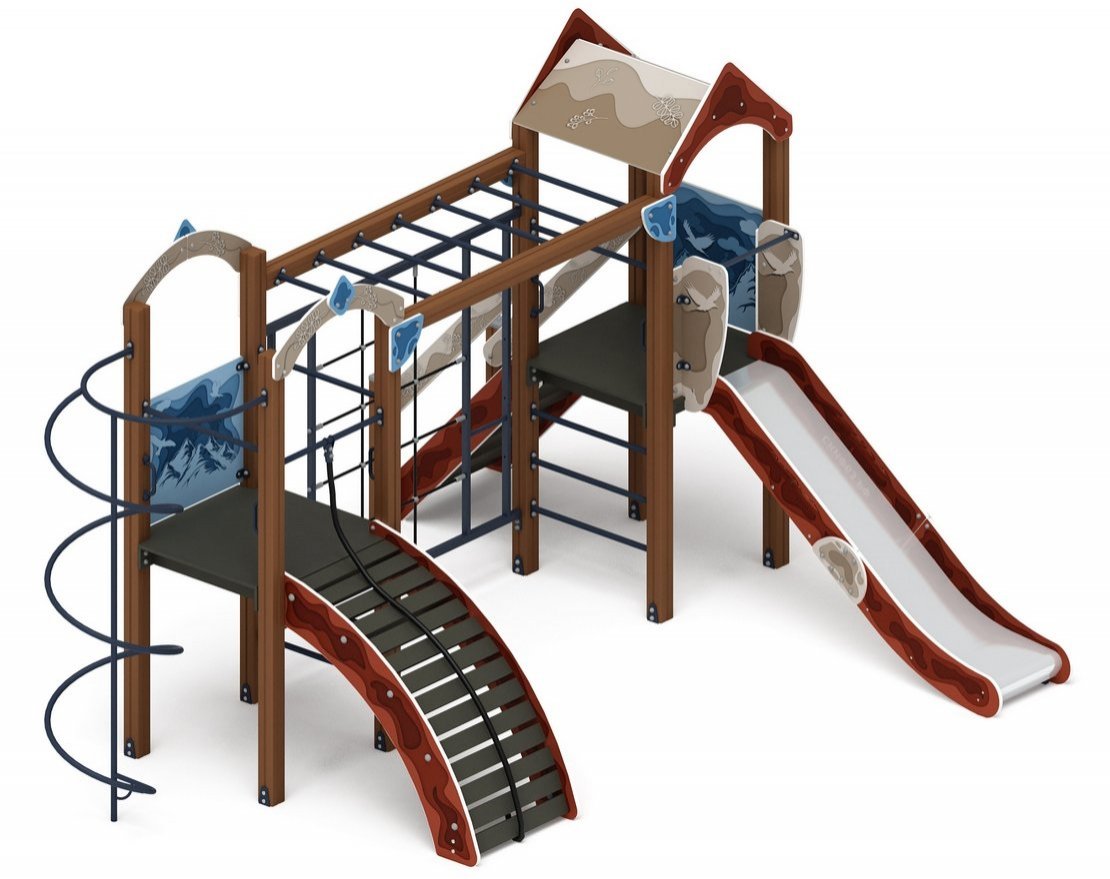 Детская игровая площадка Шёпот скал-3 - вид 4