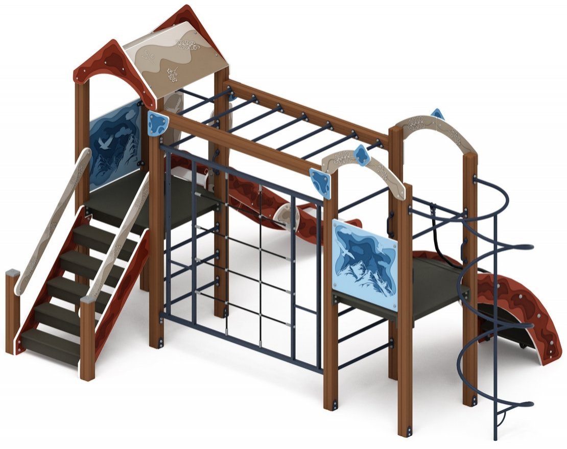 Детская игровая площадка Шёпот скал-3 - вид 3