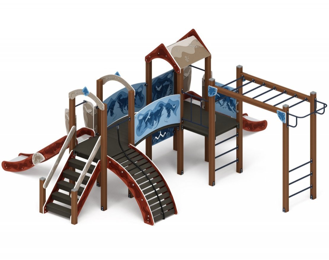 Детская игровая площадка Шёпот скал-6 - вид 3