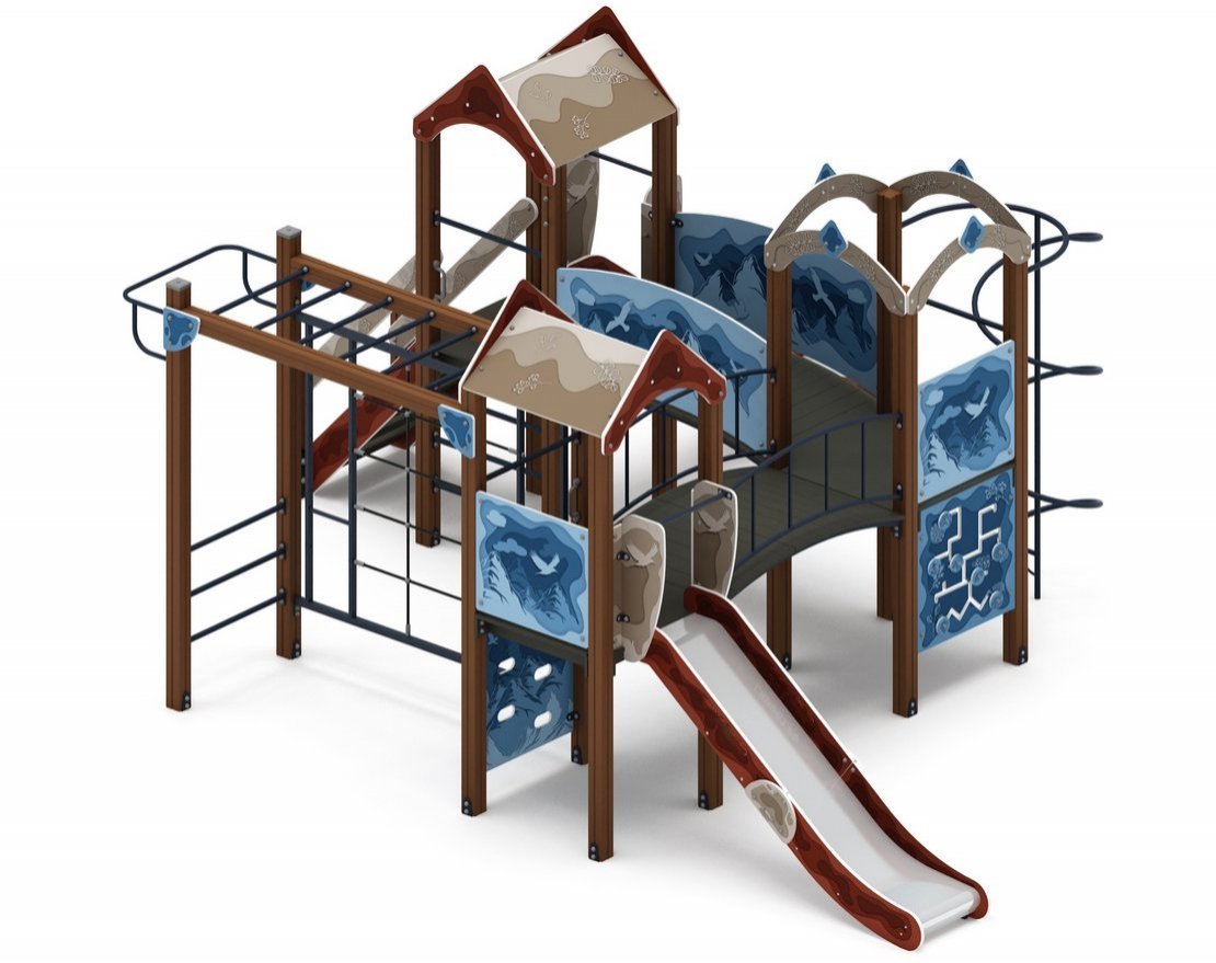 Детская игровая площадка Шёпот скал-7 - вид 4