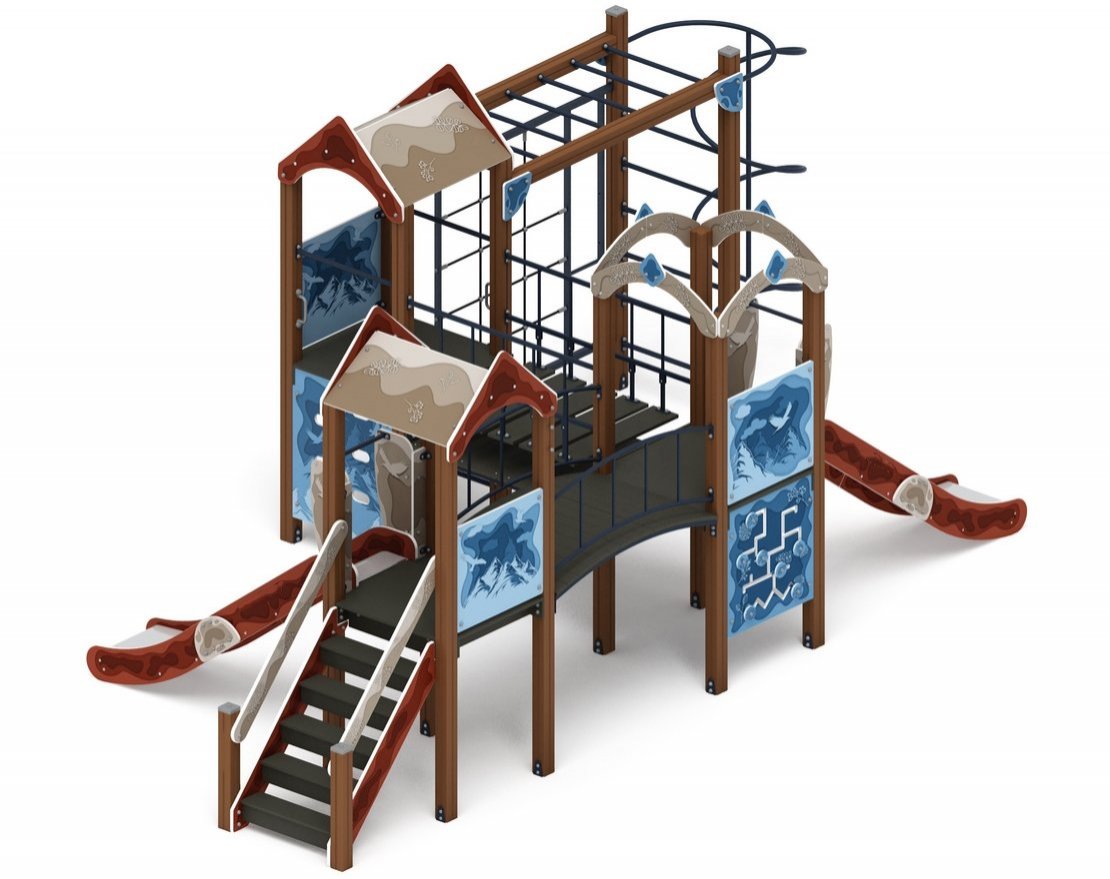 Детская игровая площадка Шёпот скал-8 - вид 3