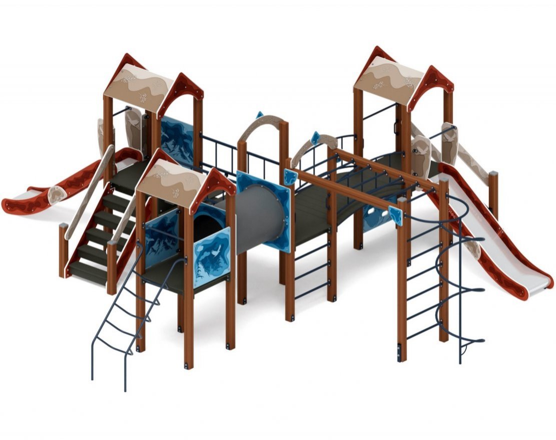 Детская игровая площадка Алтайские хребты-3 - вид 4