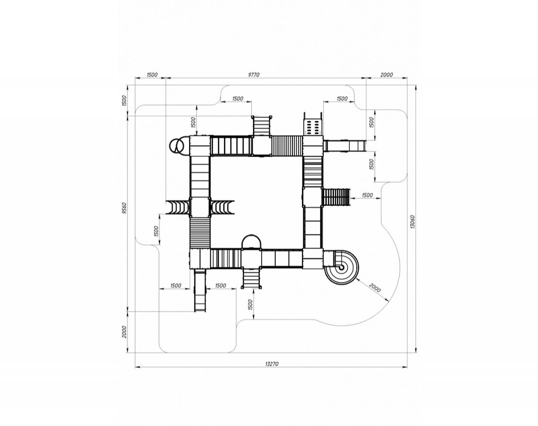 Детская игровая площадка Город приключений-9 - вид 3