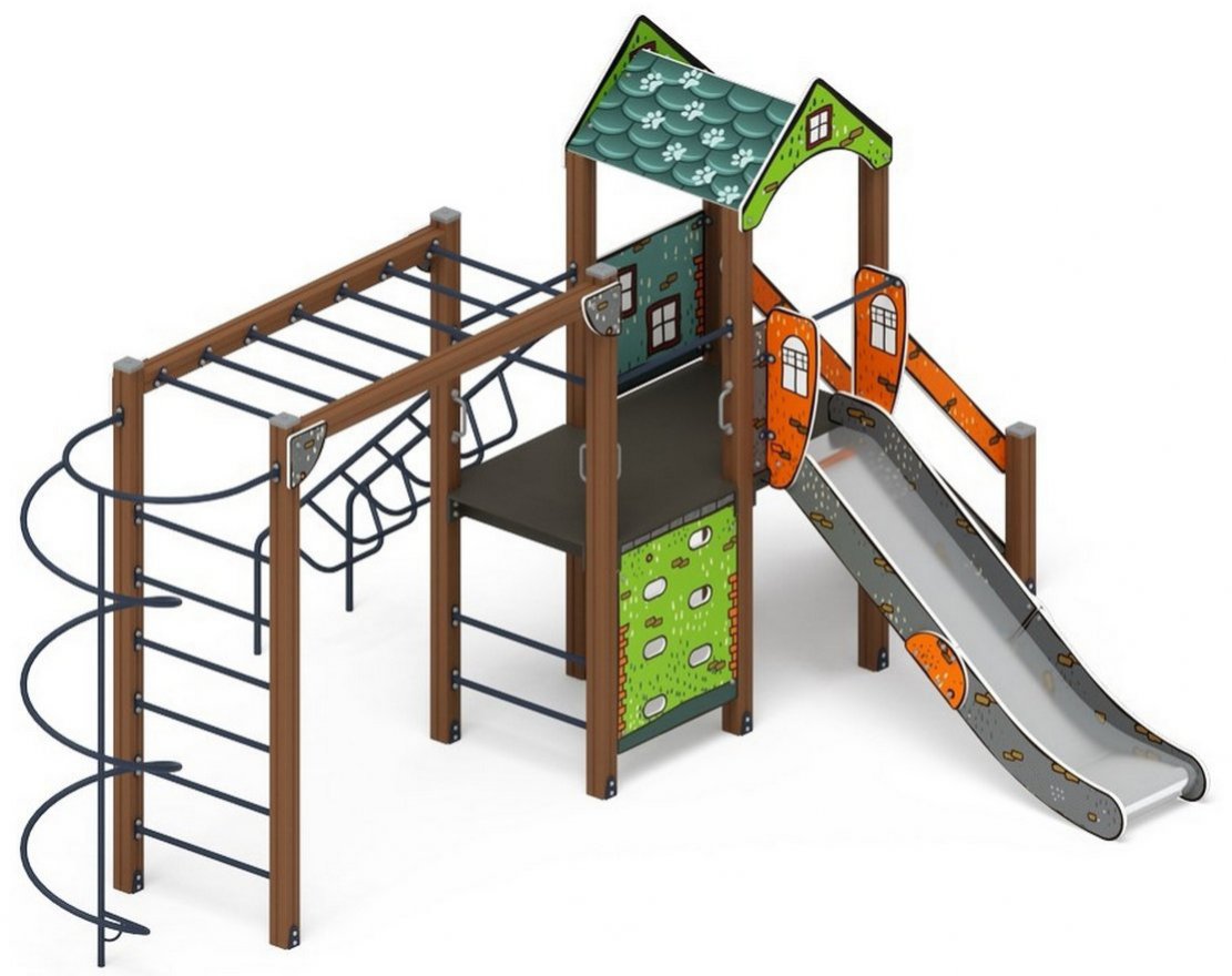 Детская игровая площадка Уютный дворик-9 - вид 4