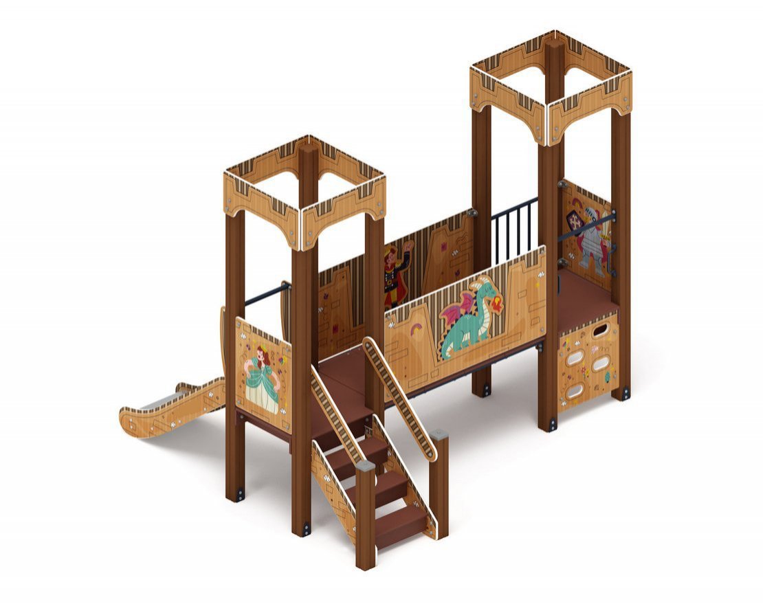 Детская игровая площадка Картонная фантазия-2 - вид 4