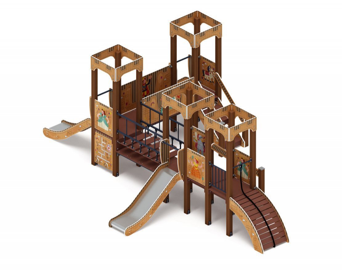 Детская игровая площадка Картонная фантазия-4 - вид 4