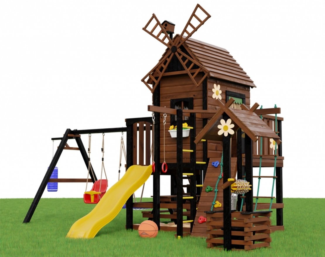 Детская игровая площадка Мулен 2 с колодцем - вид 2