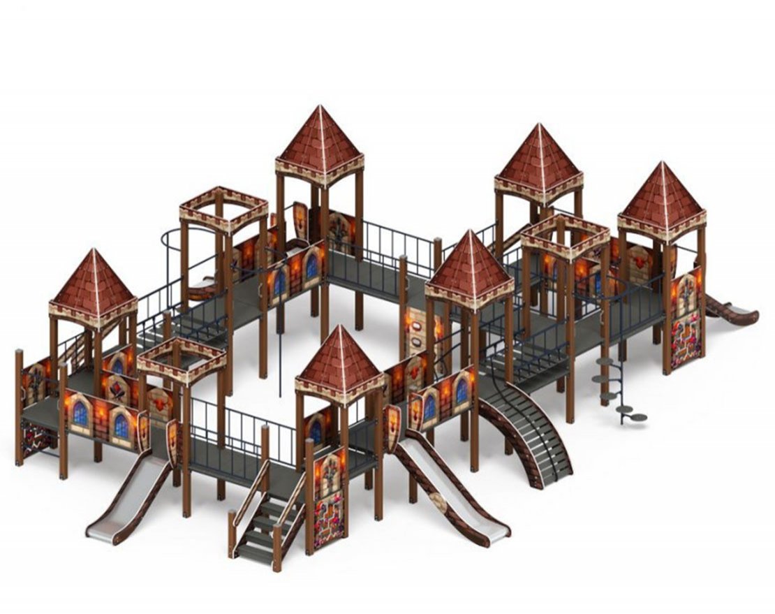 Детская игровая площадка Рыцари круглого стола-8 - вид 4