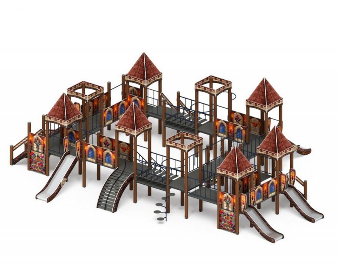 Детская игровая площадка Рыцари круглого стола-8 - вид 3