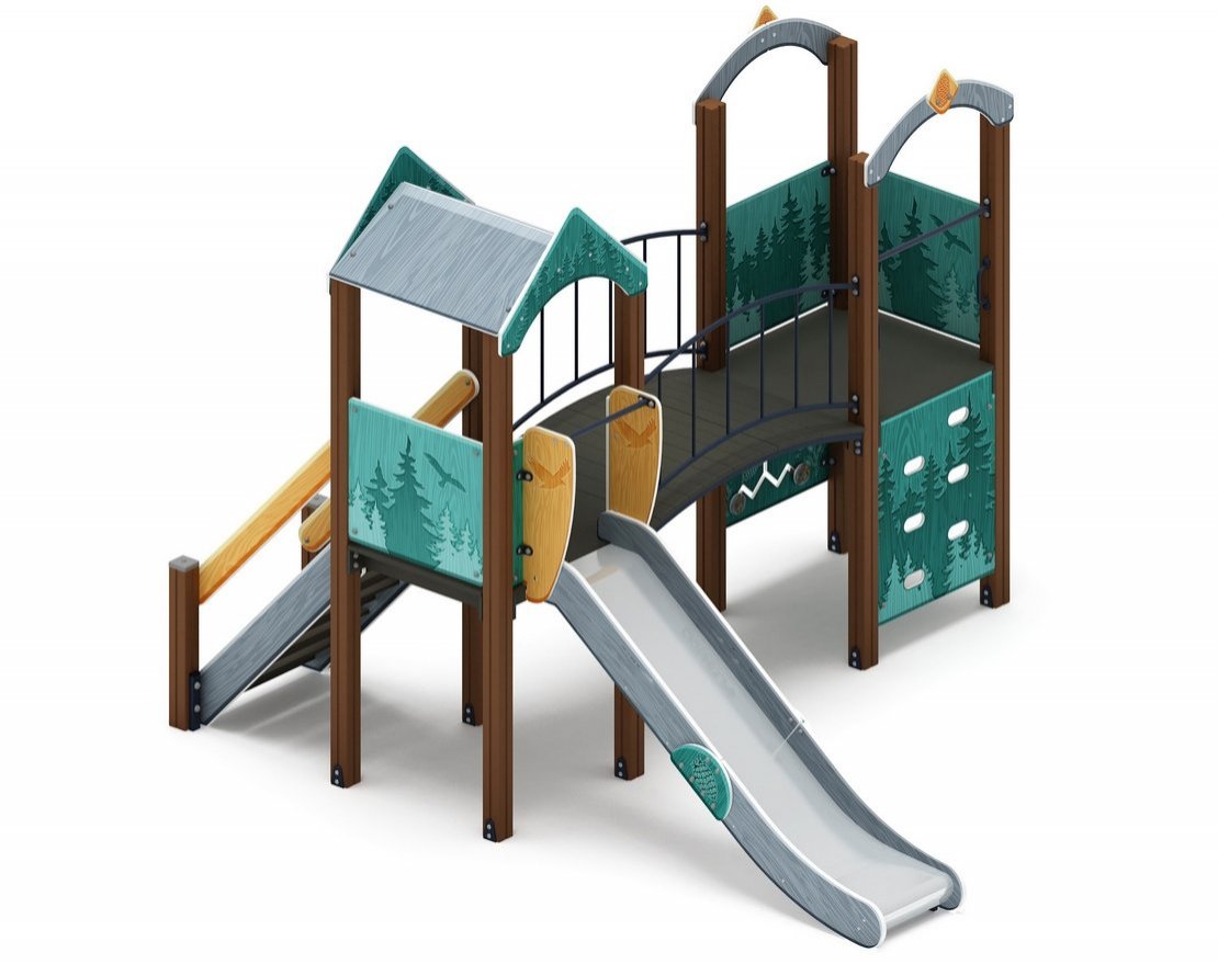 Детская игровая площадка Сибирская сказка-2 - вид 4