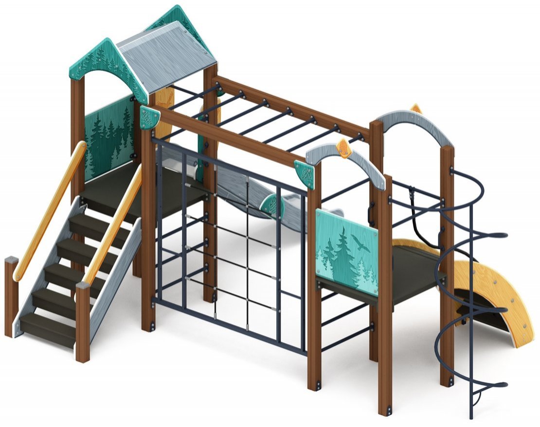 Детская игровая площадка Сибирская сказка-3 - вид 3