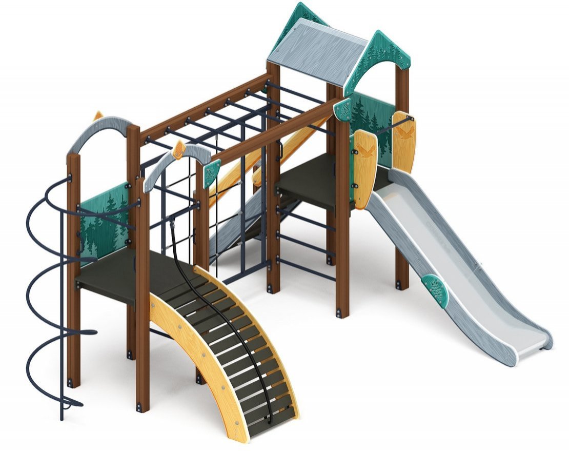 Детская игровая площадка Сибирская сказка-3 - вид 4