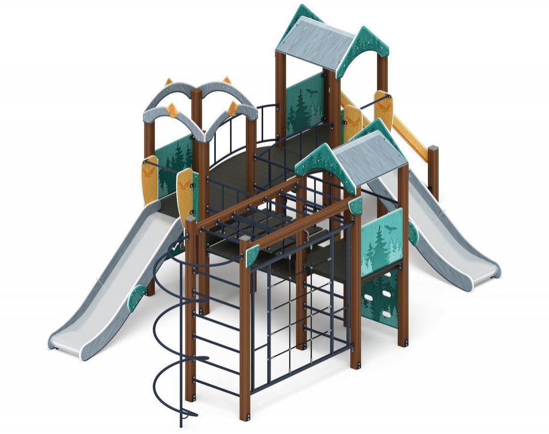 Детская игровая площадка Сибирская сказка-8 - вид 3
