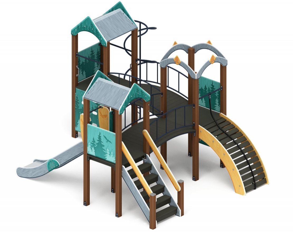 Детская игровая площадка Сибирская сказка-9 - вид 3
