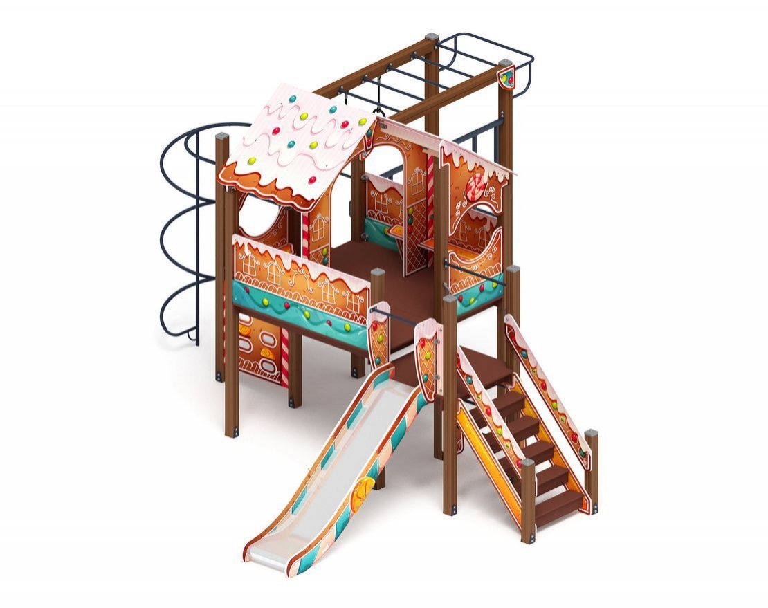 Детская игровая площадка Сахарная крепость-3 - вид 3