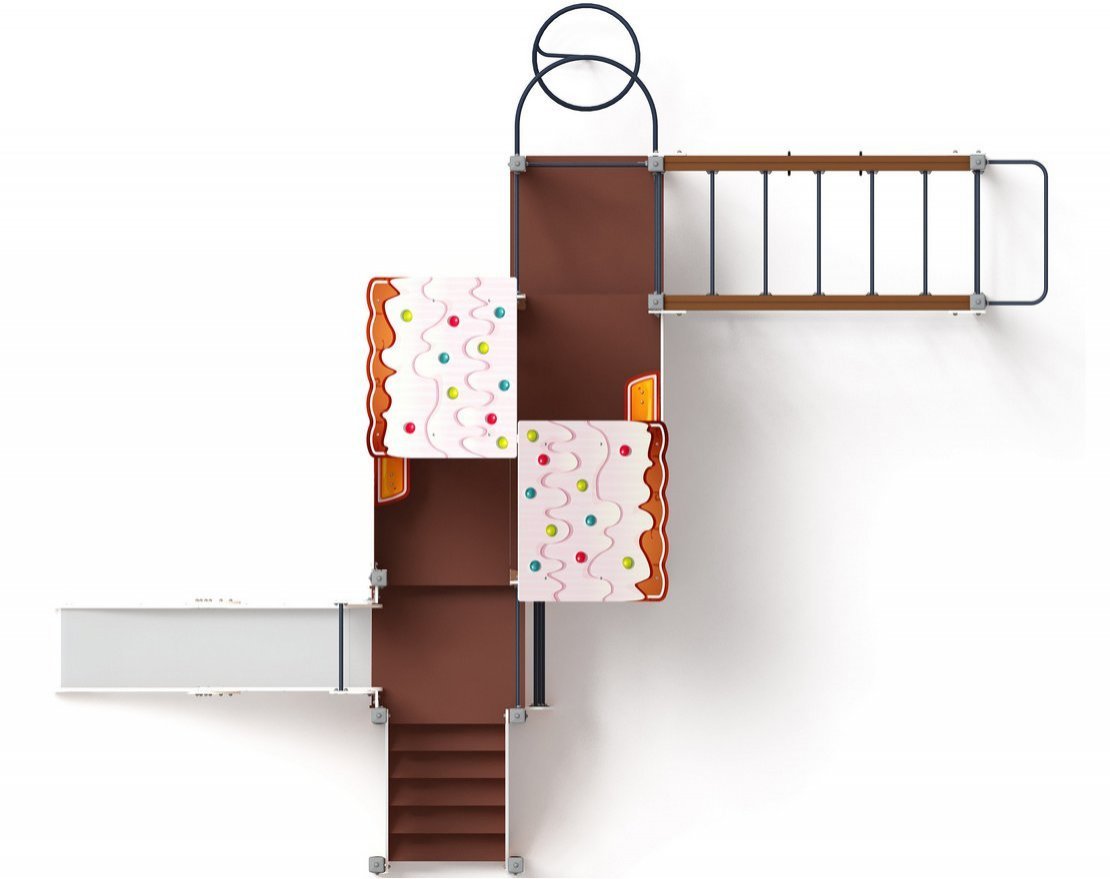 Детская игровая площадка Сахарная крепость-3 - вид 4