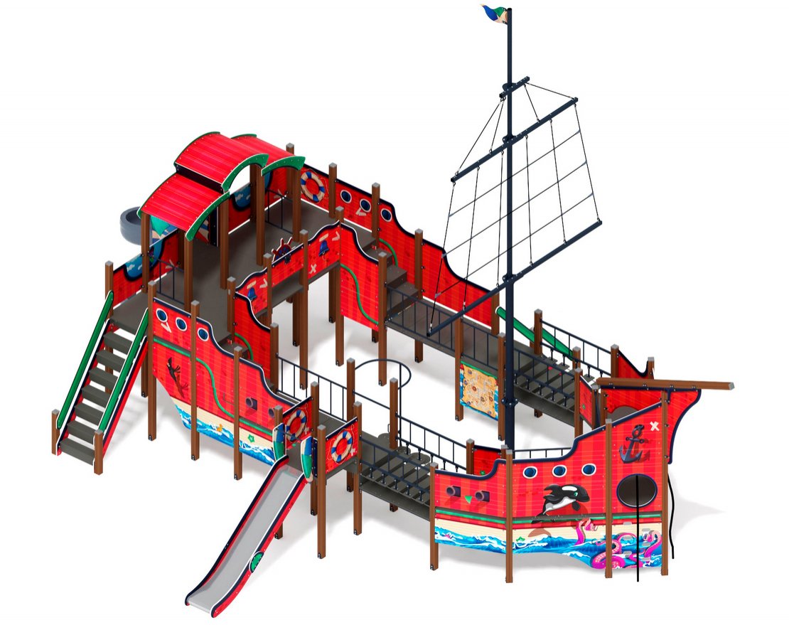 Детская игровая площадка Капитанский мостик-3 - вид 3