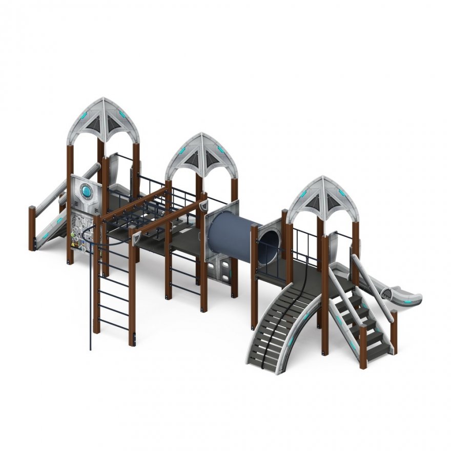 Детская игровая площадка Приключение на орбите-4 - вид 4