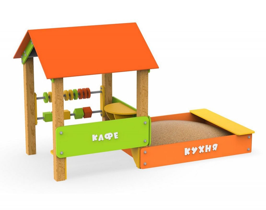 Домик с песочницей Игровой 5 - вид 2
