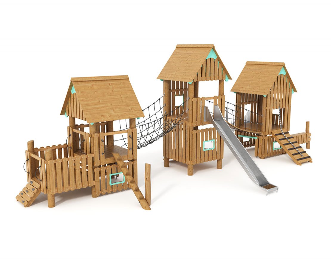 Игровой комплекс Лесной теремец 4 - вид 5