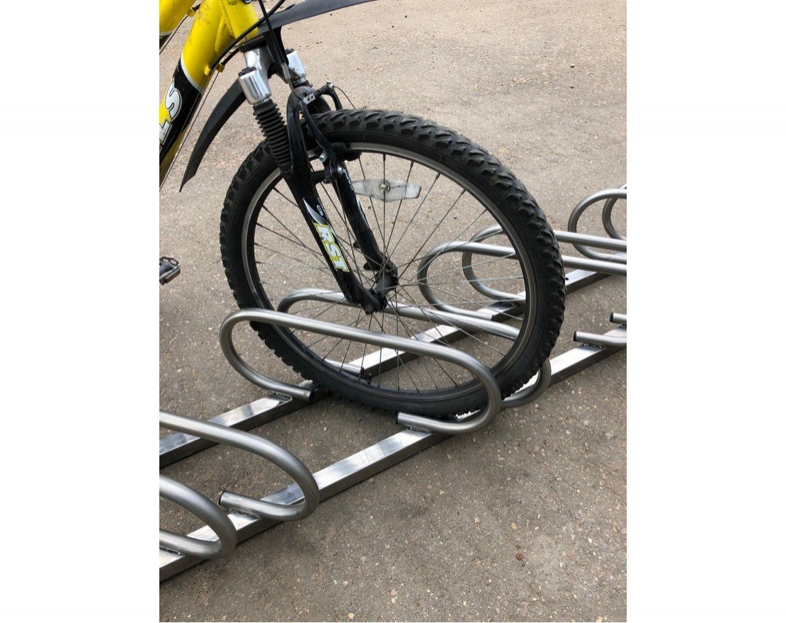 Велопарковка VP71A (Нержавеющая сталь) - вид 4