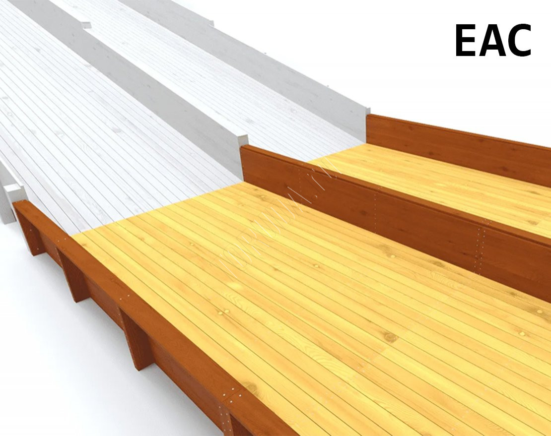 Выкат для зимней горки