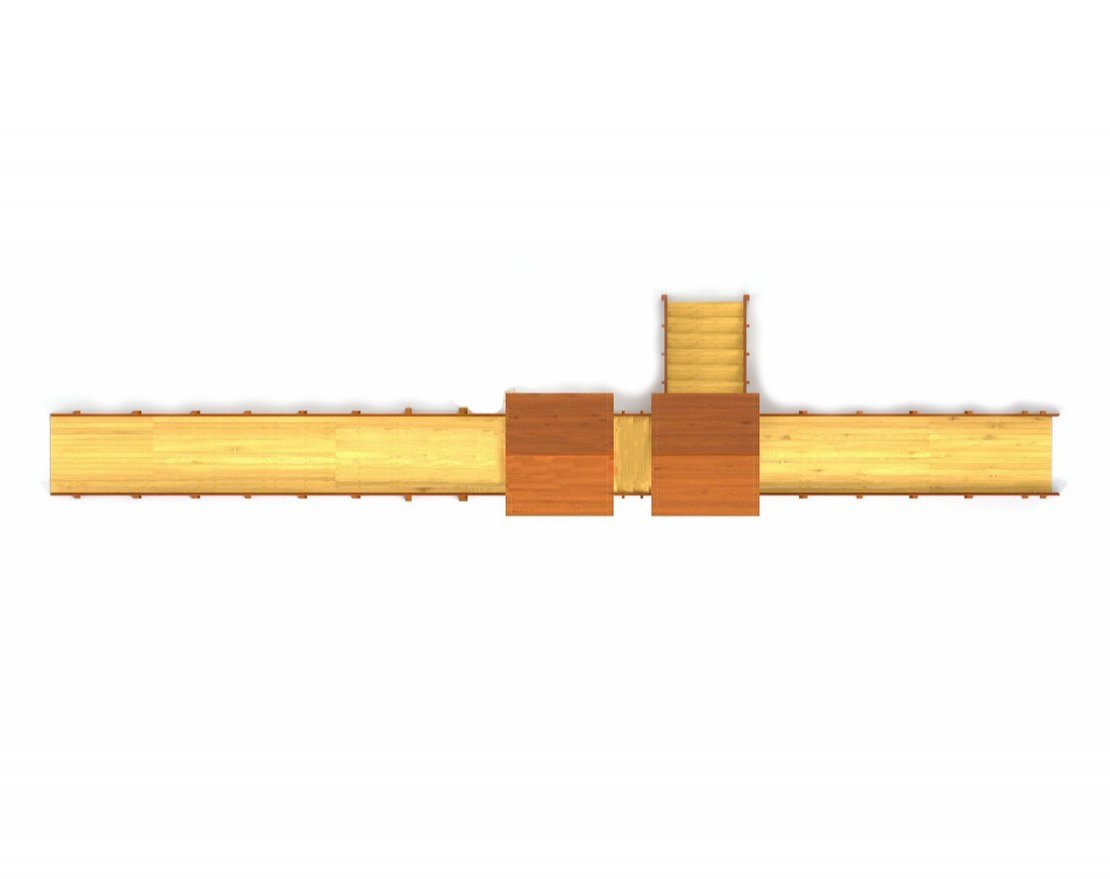 Зимняя горка TORUDA Север - 7/4 (скат 7,7 м и 5 м) - вид 5